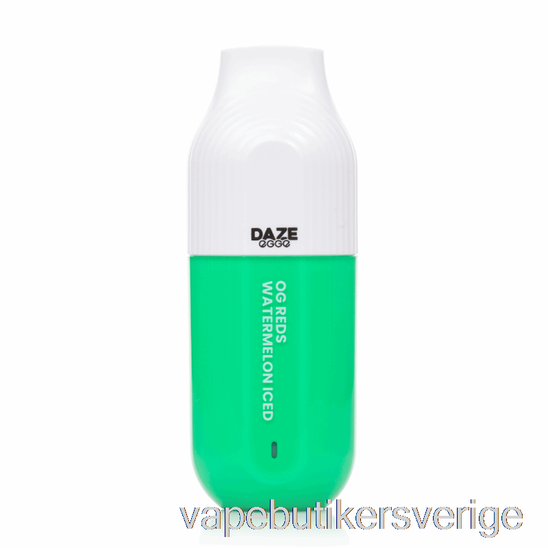 Vape Sverige 7 Daze Egge 3000 Disponibel Och Röd Vattenmelon Iced